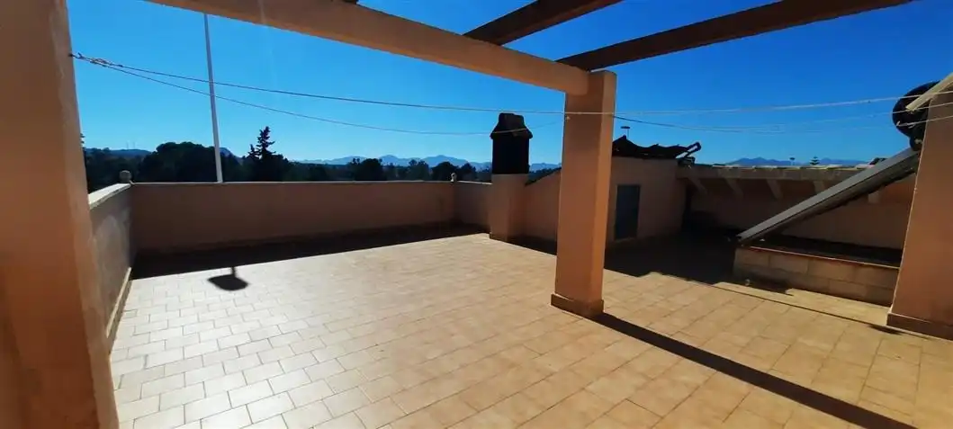 Terrassa de Casa o xalet en venda en Mazarrón amb Aire condicionat, Calefacció i Jardí privat