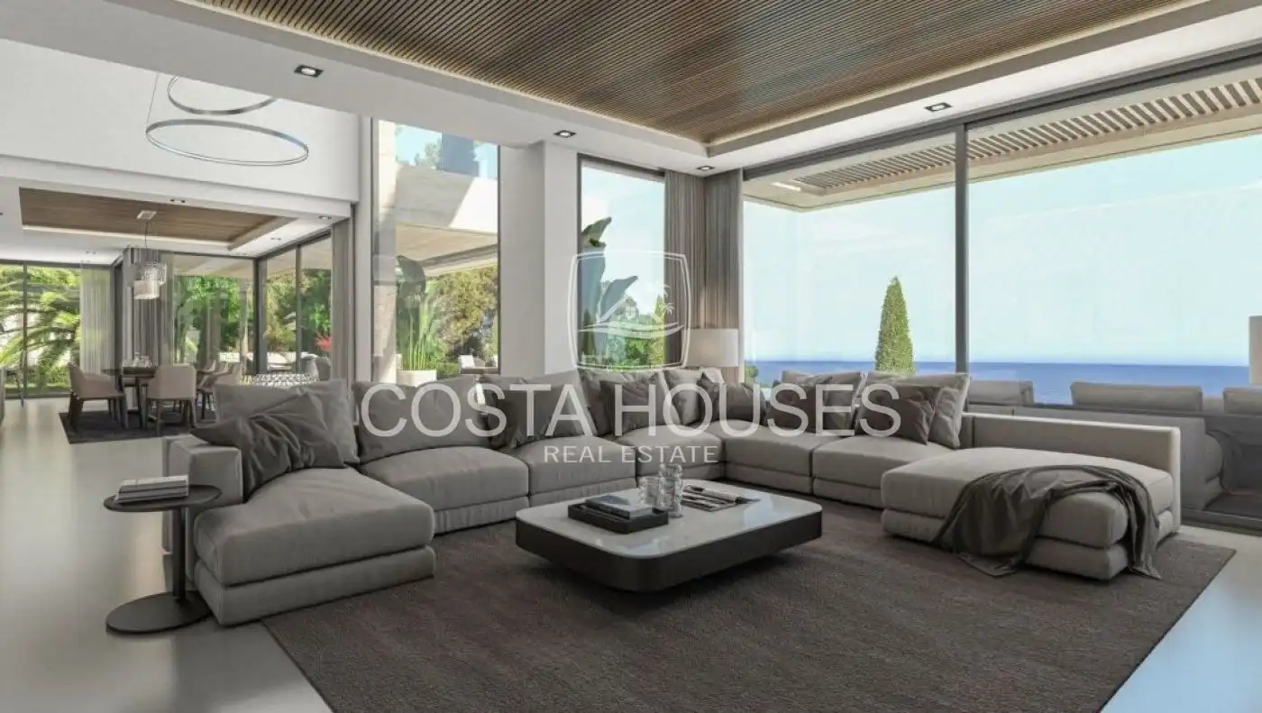 Living room of Houses for sale in Jávea / Xàbia  with Air Conditioner, Private garden and Terrace