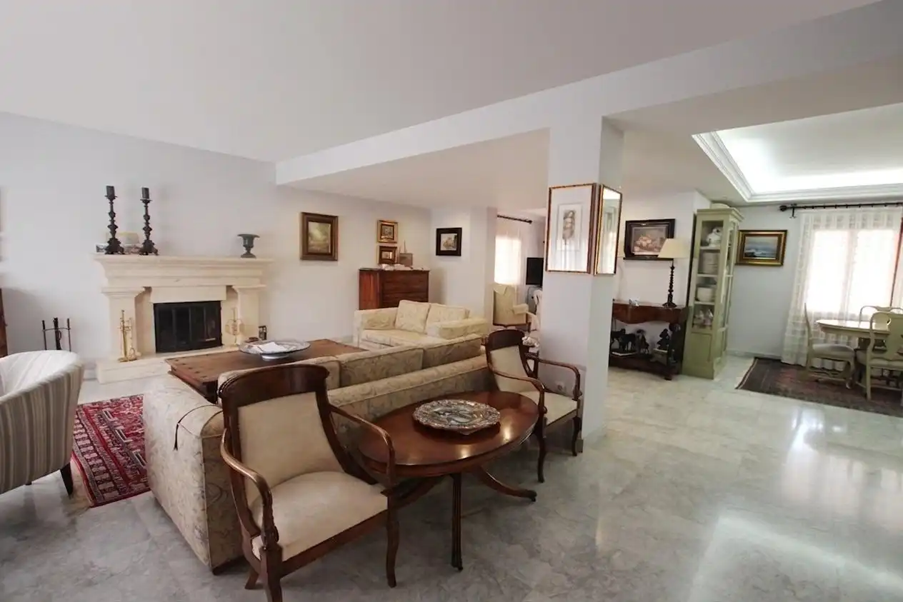 Sala de estar de Casa o chalet en venta en Jerez de la Frontera con Aire acondicionado, Jardín privado y Terraza