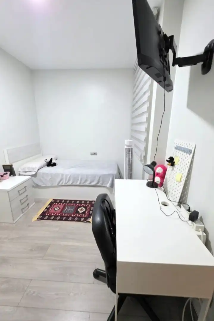 Schlafzimmer von Erdgeschoss zum Verkauf in Mollet del Vallès mit Klimaanlage, Heizung und Parkett