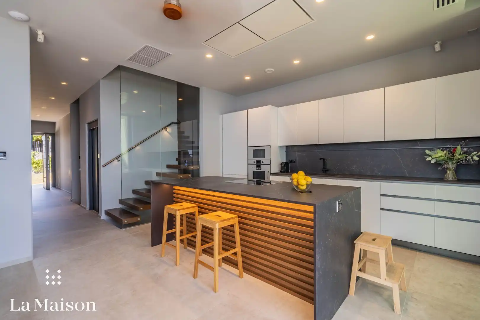 Cocina de Casa o chalet en venta en Caldes d'Estrac con Aire acondicionado, Calefacción y Jardín privado