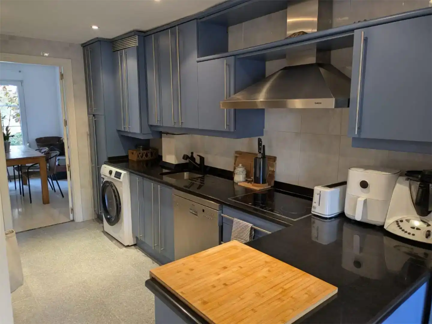 Cocina de Casa o chalet de alquiler en Galapagar con Aire acondicionado, Jardín privado y Parquet