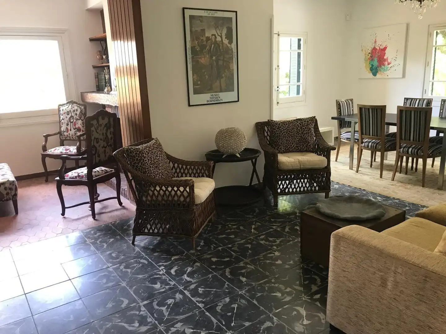 Living room of Houses for rent in Torrelodones  with Heating, Private garden and Swimming Pool