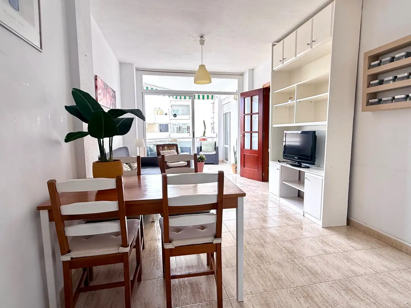 Living room of Flat for sale in Adeje  with Terrace, Furnished and Oven