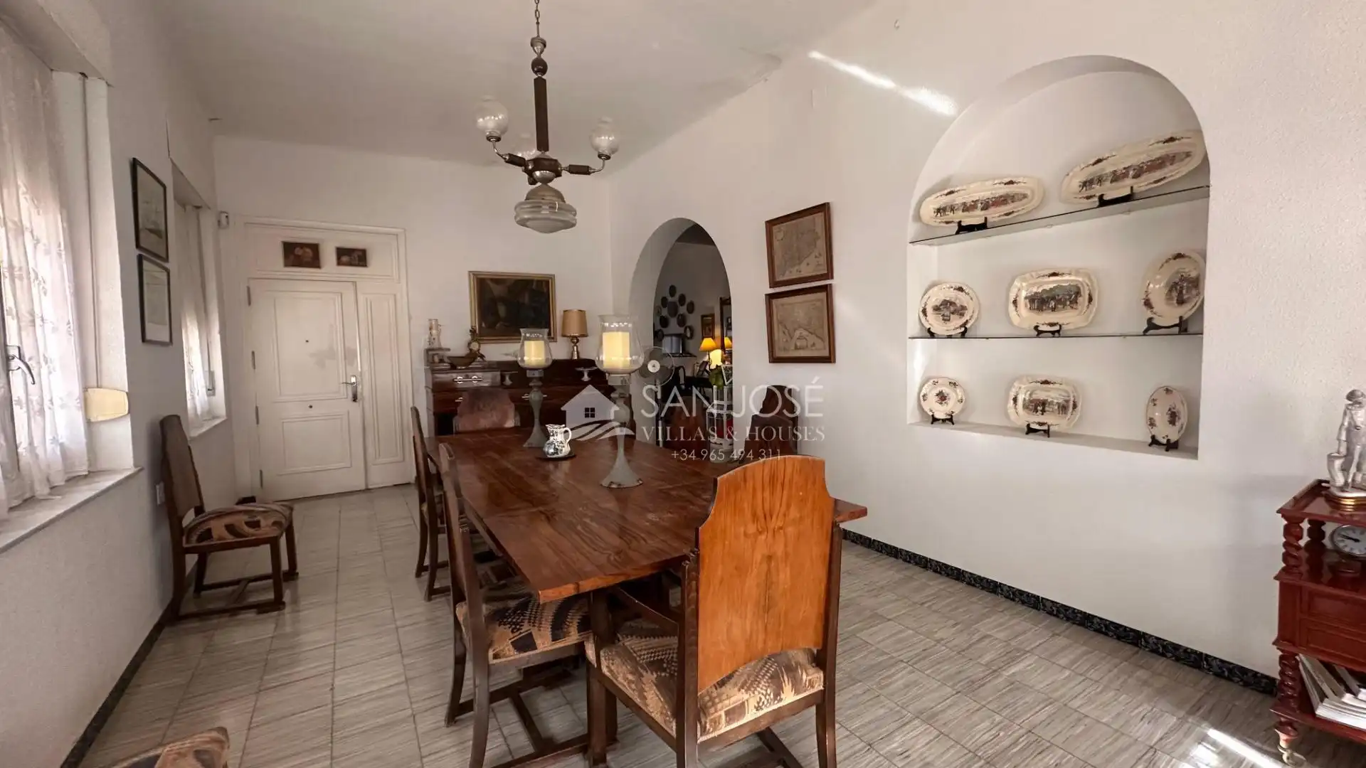 Dining room of Houses for sale in Aspe  with Heating, Private garden and Terrace