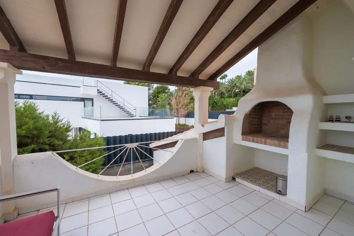 Terrassa de Casa o xalet en venda en Sant Josep de sa Talaia amb Calefacció, Jardí privat i Terrassa
