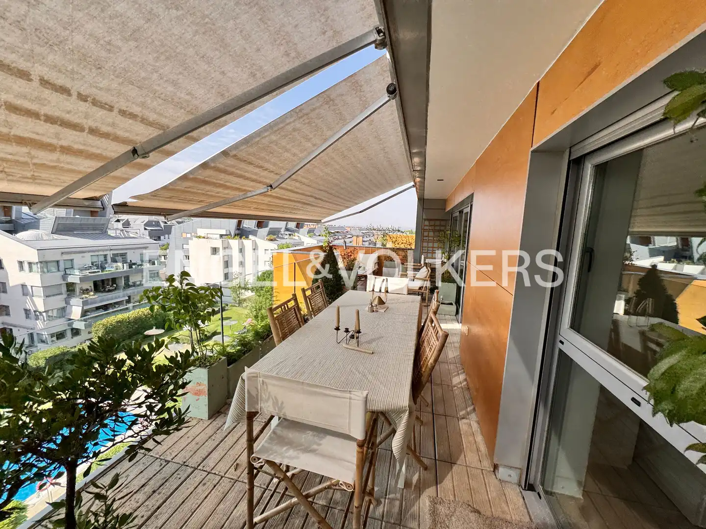 Terrace of Flat for rent in Majadahonda  with Air Conditioner, Heating and Private garden