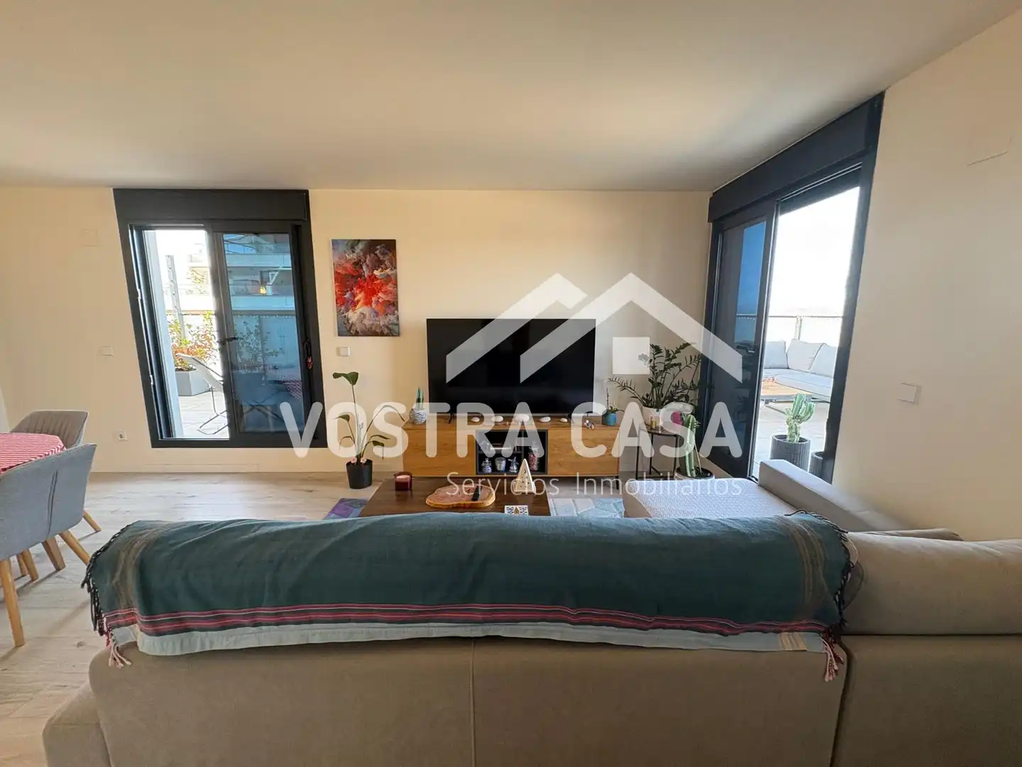 Living room of Attic for sale in Mislata  with Air Conditioner and Alarm
