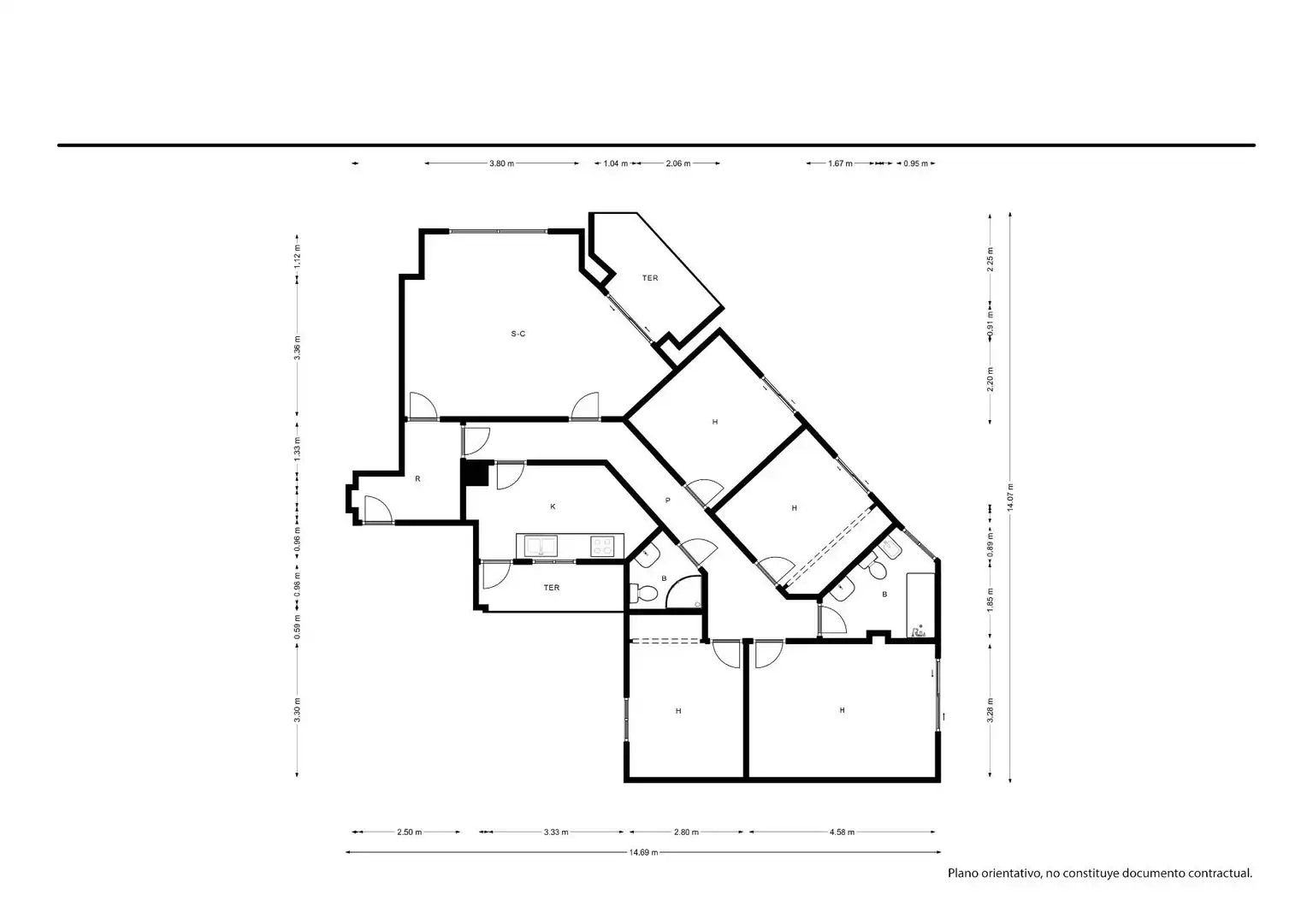 Flat for sale in Terrassa  with Heating