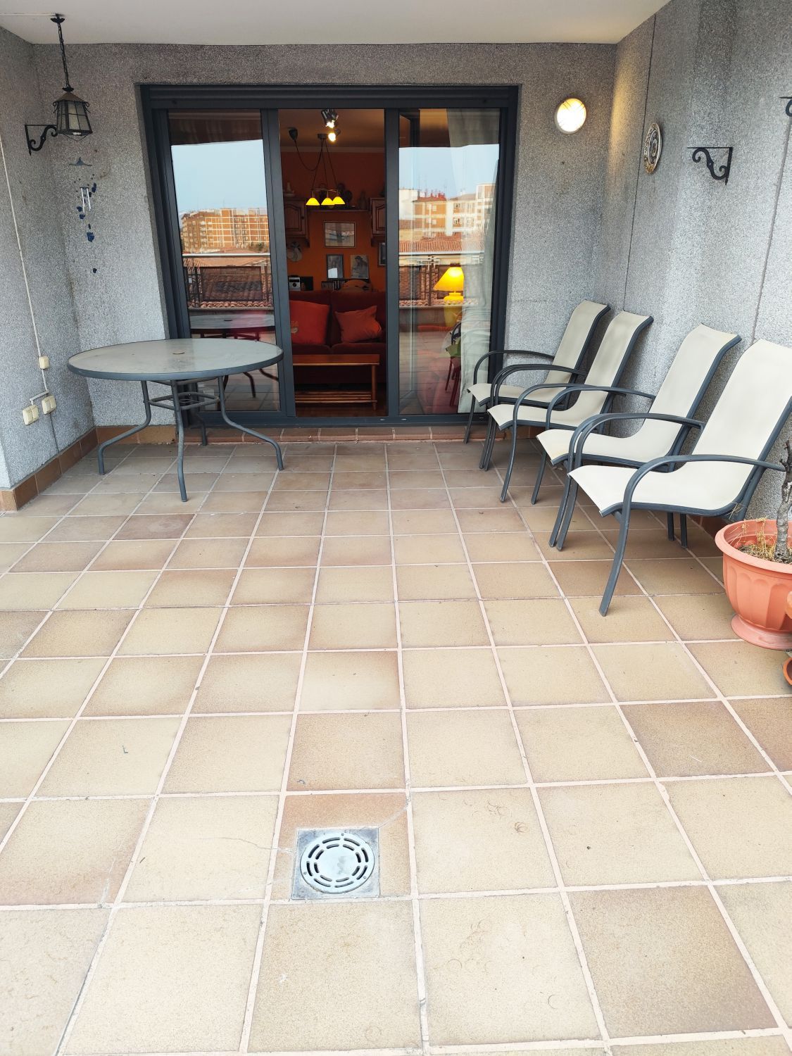 Terrace of Attic for sale in Palencia Capital  with Heating, Terrace and Storage room