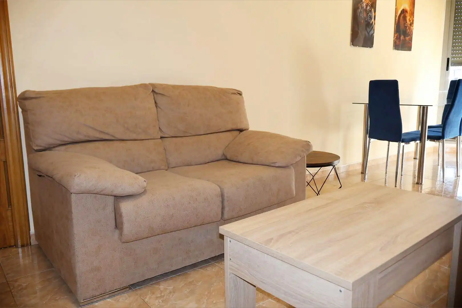 Living room of Flat for sale in Vall d'Alba  with Terrace, Storage room and Furnished
