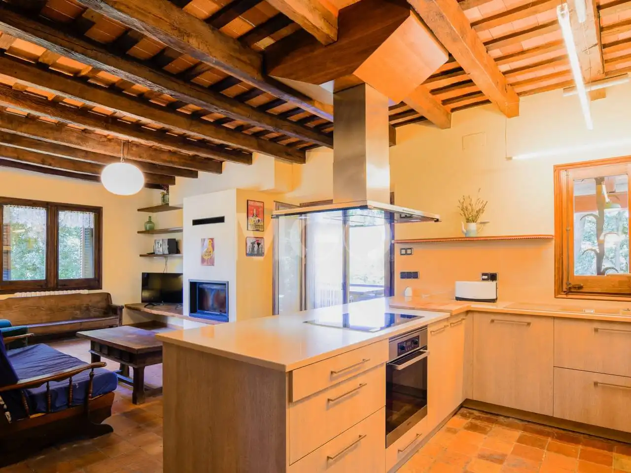 Küche von Country house zum Verkauf in Sant Julià de Vilatorta mit Heizung, Privatgarten und Terrasse