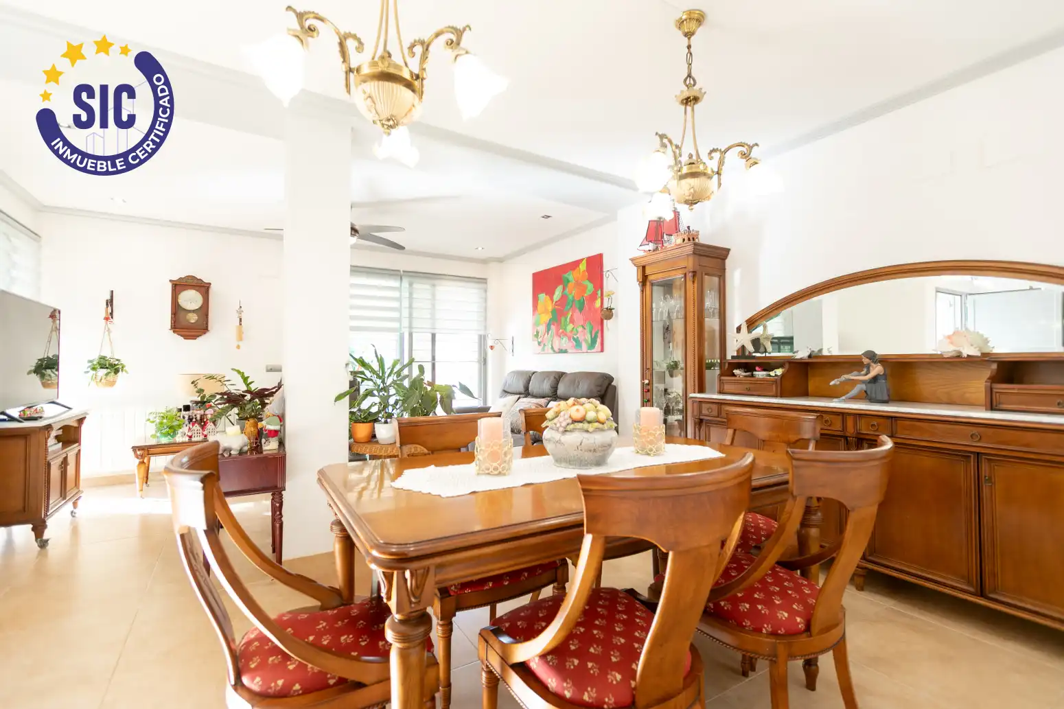 Comedor de Casa o chalet en venta en Sagunto / Sagunt con Aire acondicionado, Calefacción y Jardín privado