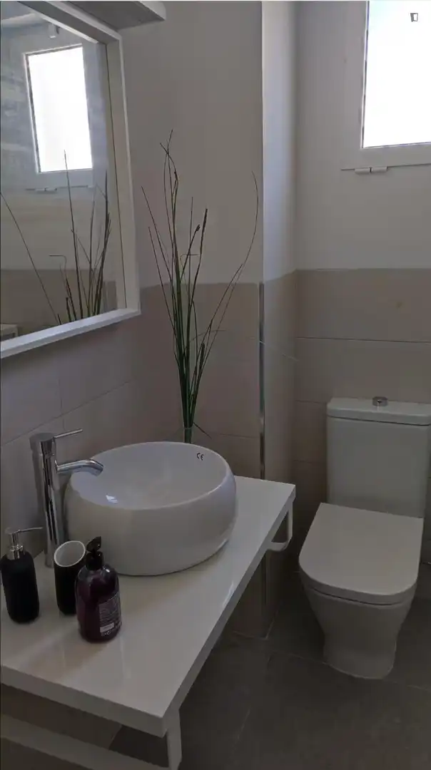 Bathroom of Apartments for share in Llucmajor  with Air Conditioner, Furnished and Oven