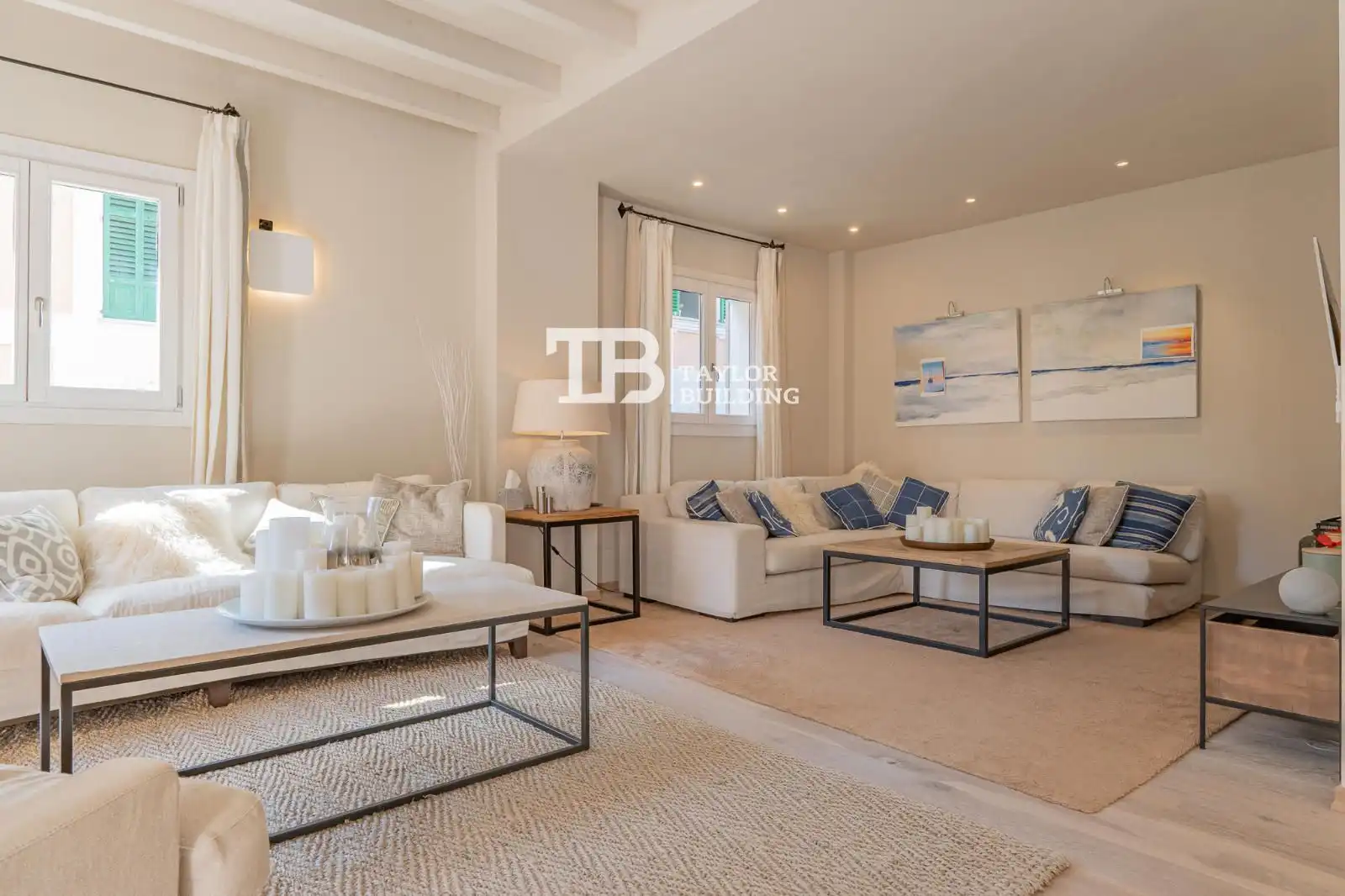Sala d'estar de Casa o xalet en venda en  Palma de Mallorca amb Aire condicionat, Calefacció i Parquet
