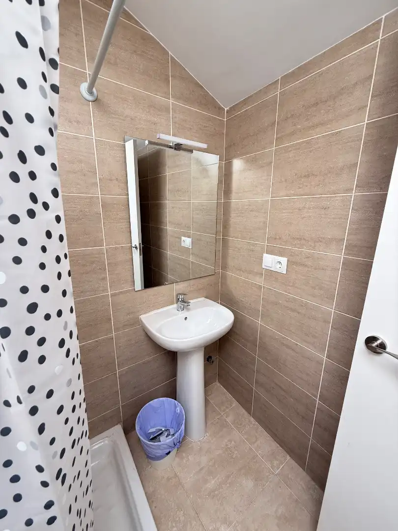 Bany de Dúplex de lloguer en Málaga amb Aire condicionat, Moblat i Rentadora