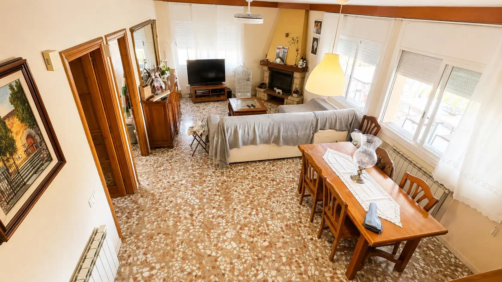 Sala de estar de Casa o chalet en venta en Vacarisses con Calefacción, Jardín privado y Balcón