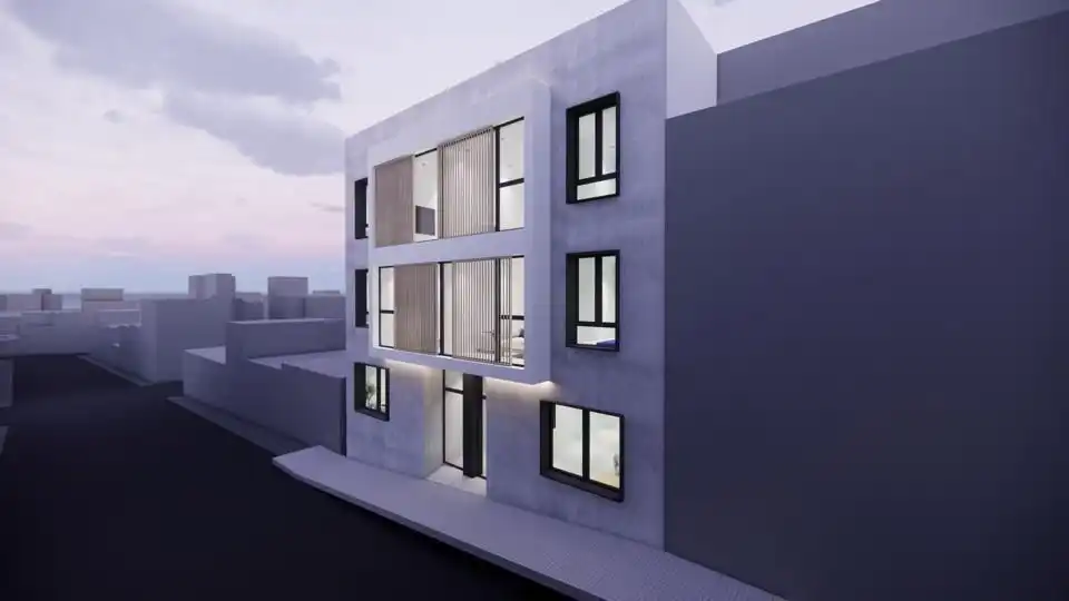 Exterior view of Apartments for sale in Málaga  with Air Conditioner, Heating and Storage room