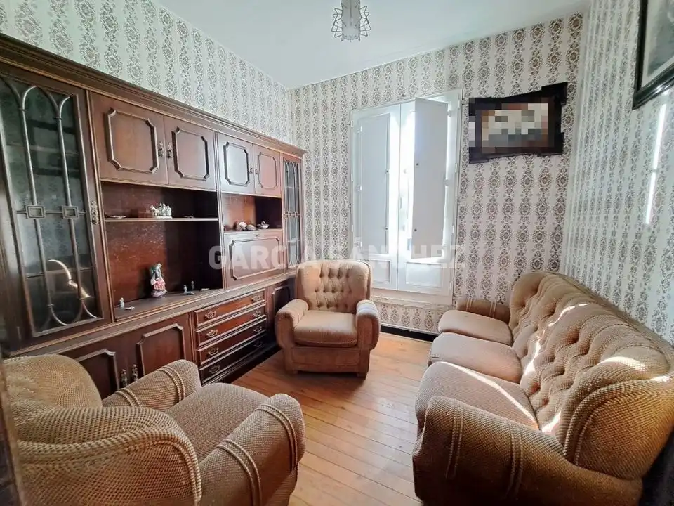 Sala d'estar de Casa adosada en venda en Boiro, A Coruña