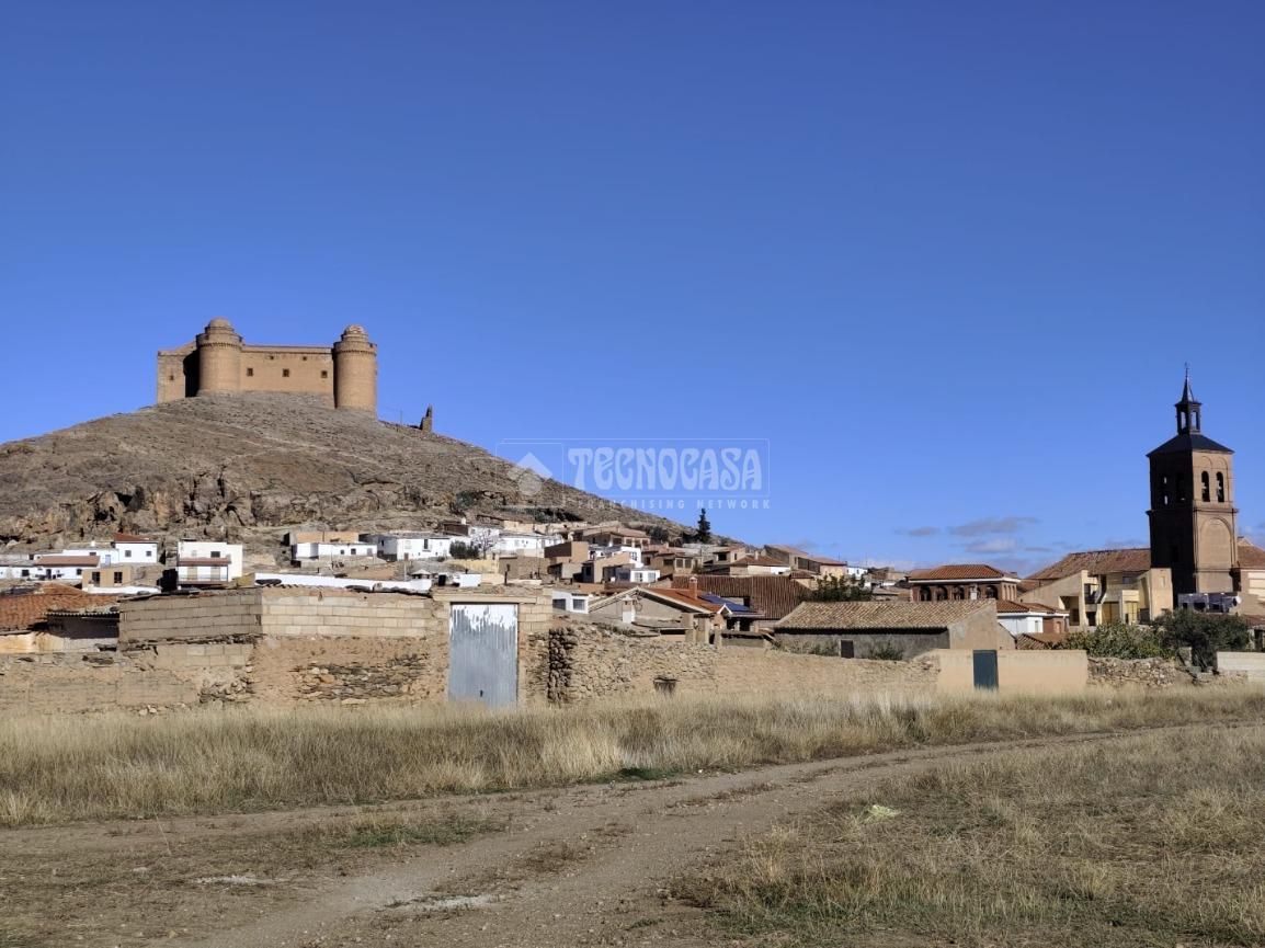 Exterior view of Single-family semi-detached for sale in La Calahorra  with Terrace, Storage room and Furnished