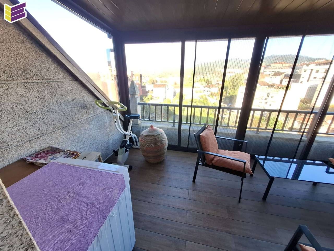 Terrassa de Àtic en venda en Ponteareas amb Calefacció, Parquet i Terrassa