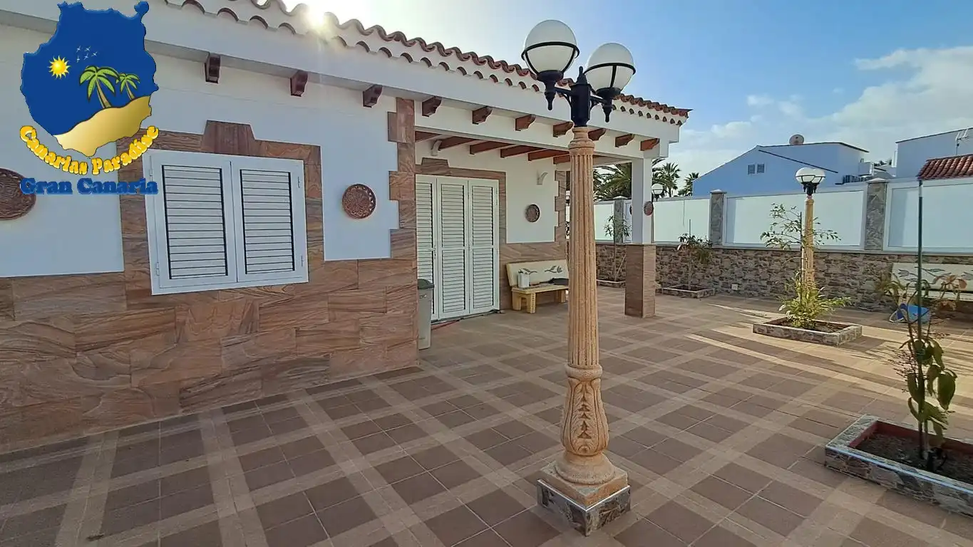 Terrassa de Casa o xalet en venda en San Bartolomé de Tirajana amb Aire condicionat, Terrassa i Moblat