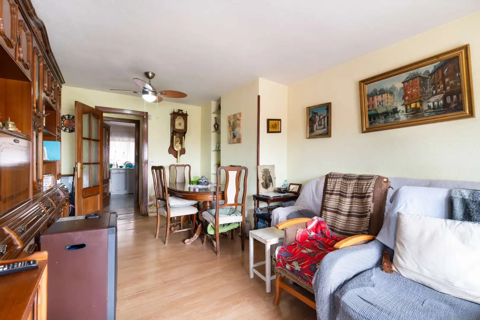 Sala de estar de Piso en venta en Madrid con Terraza y Amueblado
