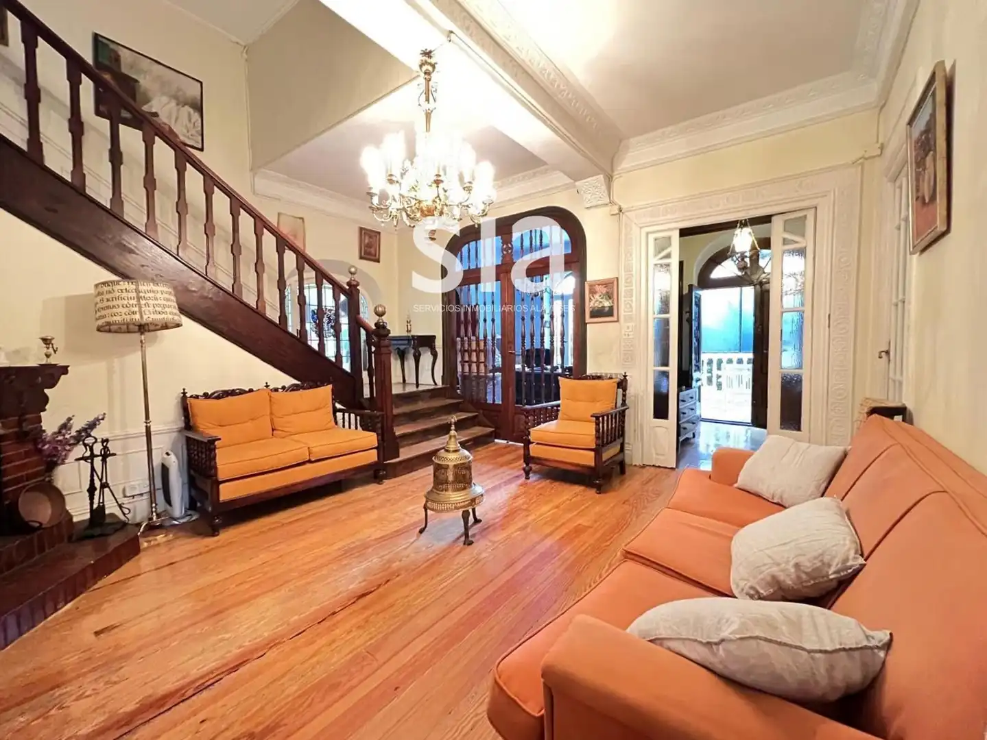 Wohnzimmer von Haus oder Chalet zum Verkauf in Vitoria - Gasteiz mit Heizung, Privatgarten und Terrasse