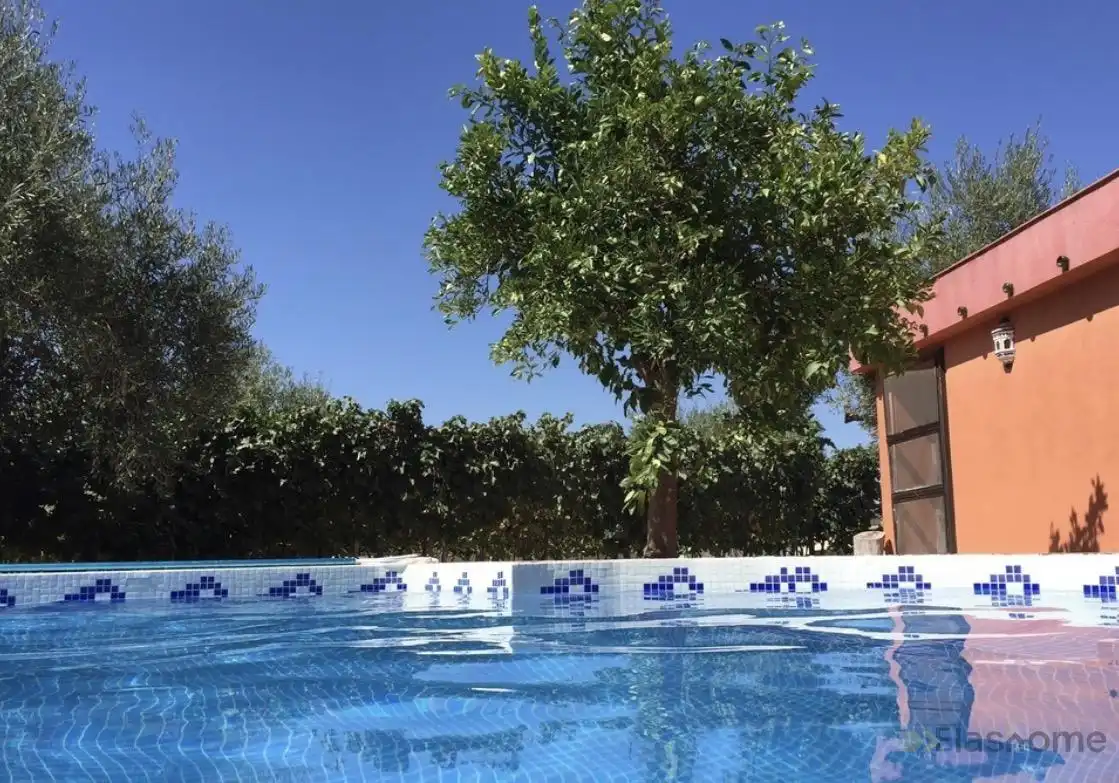 Piscina de Casa o chalet en venta en Santa Amalia con Aire acondicionado, Piscina y Amueblado