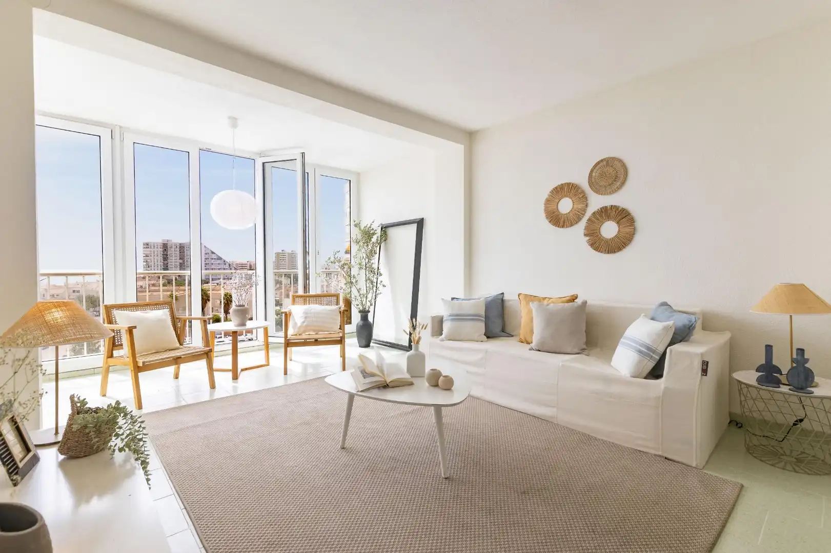 Sala de estar de Apartamento en venta en Valencia con Jardín privado y Piscina comunitaria