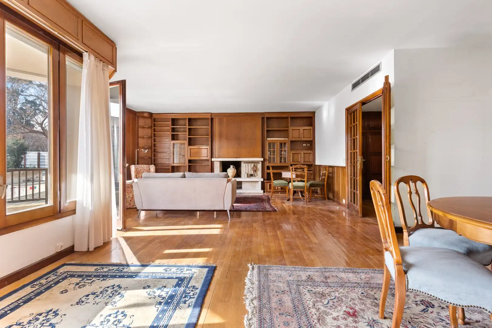 Sala d'estar de Pis en venda en  Barcelona Capital amb Calefacció, Terrassa i Balcó