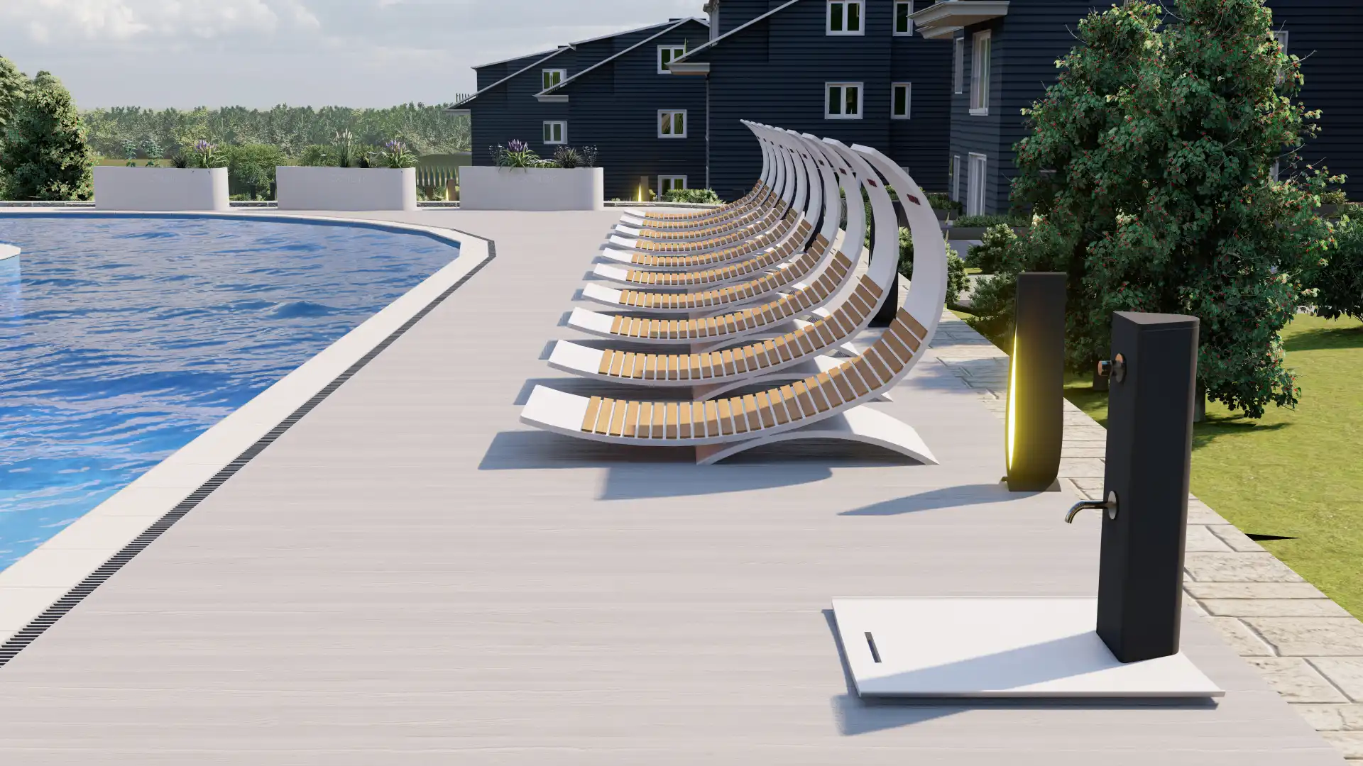 Àtic d'obra nova amb piscina en venda a Avenida Ferrol, imagen 8