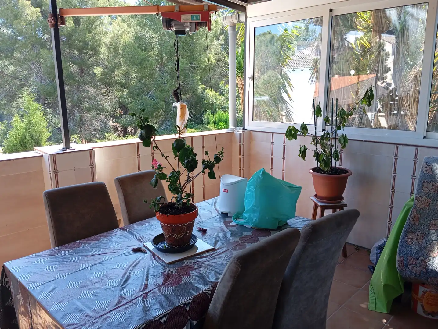Terrassa de Casa o xalet en venda en Bellvei amb Aire condicionat, Jardí privat i Terrassa