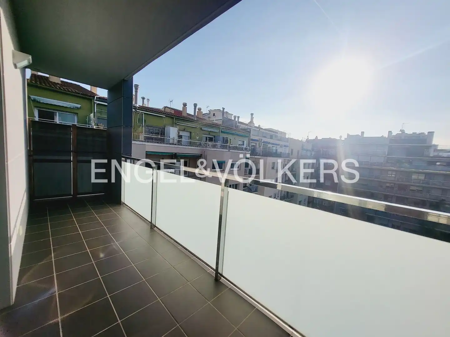 Terraza de Piso de alquiler en  Barcelona Capital con Aire acondicionado, Calefacción y Parquet