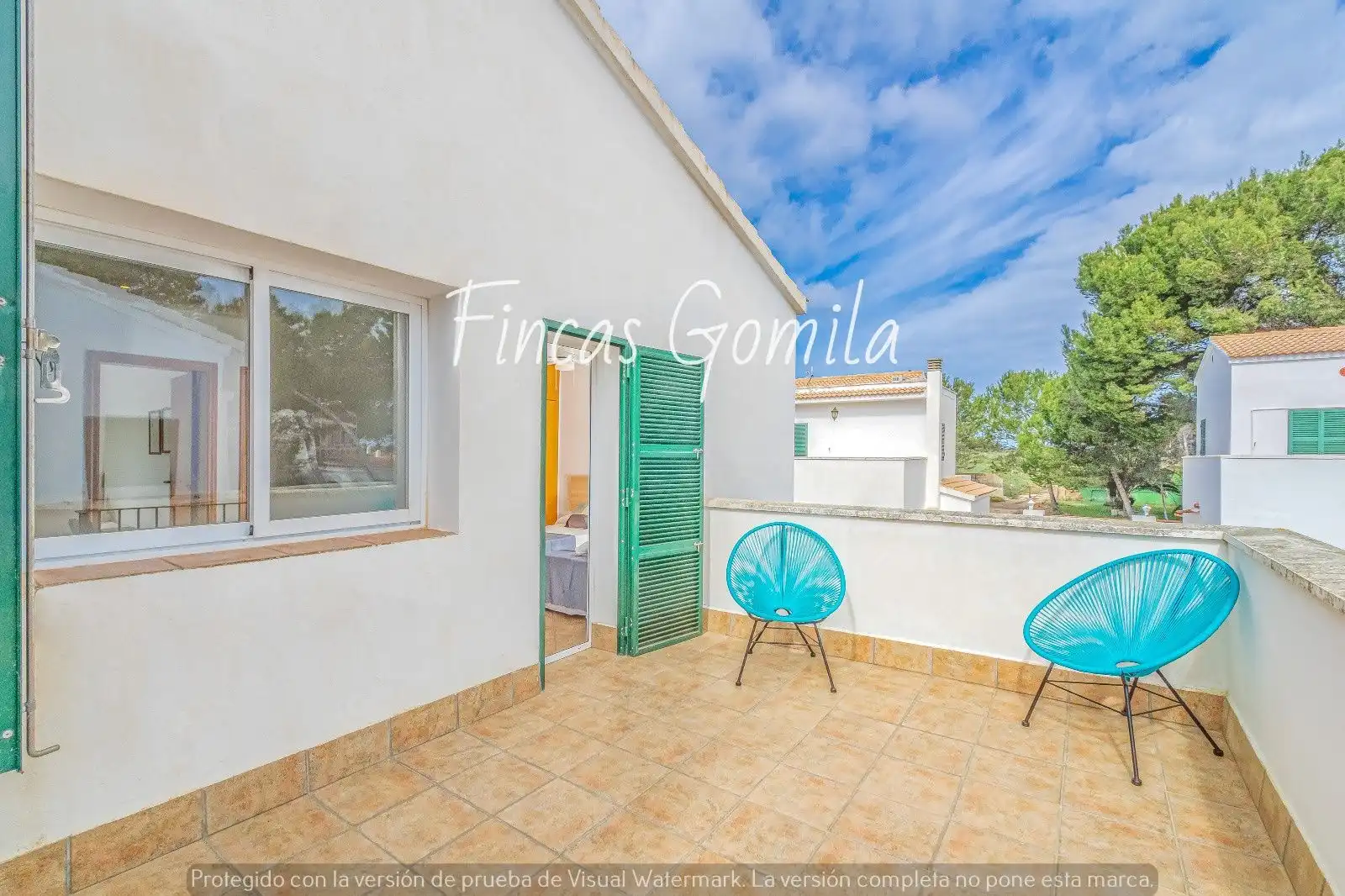 Balcony of Houses for sale in Es Mercadal  with Private garden and Swimming Pool