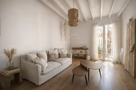 Sala d'estar de Pis de lloguer en Eivissa amb Aire condicionat