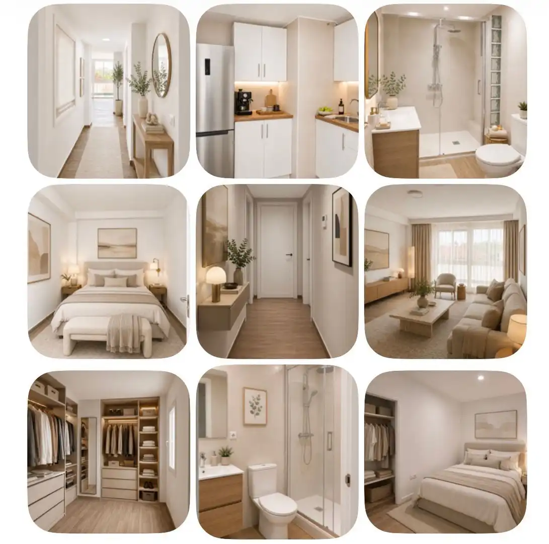 Bedroom of Flat for sale in Málaga  with Air Conditioner and Heating