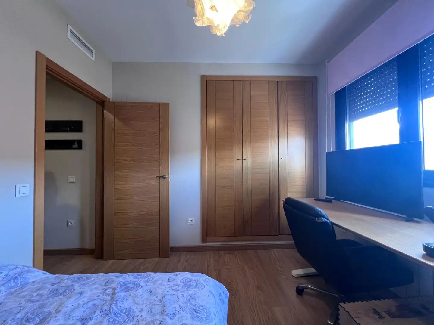 Bedroom of Flat for sale in Cáceres  with Storage room, Swimming Pool and Furnished