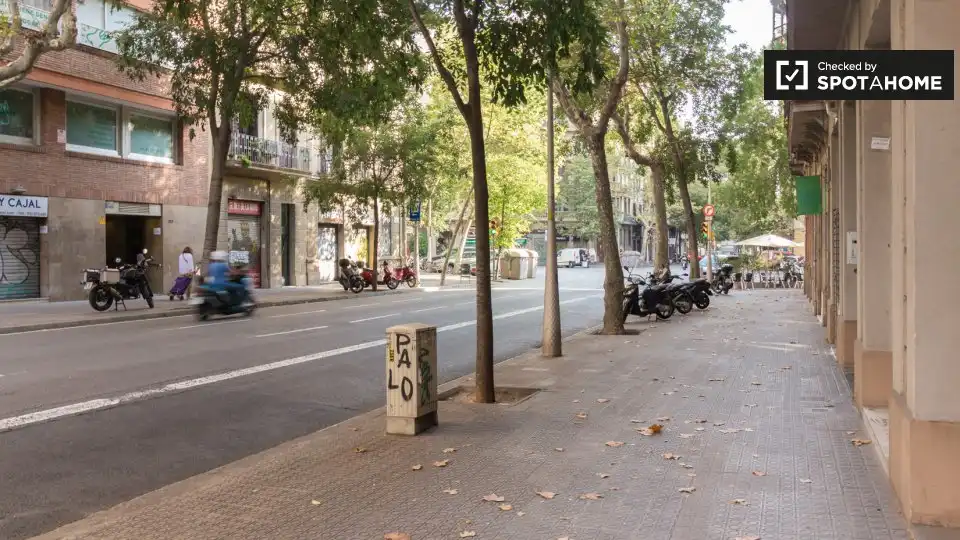 Vista exterior de Apartamento para compartir en Barcelona con Aire acondicionado, Calefacción y Terraza