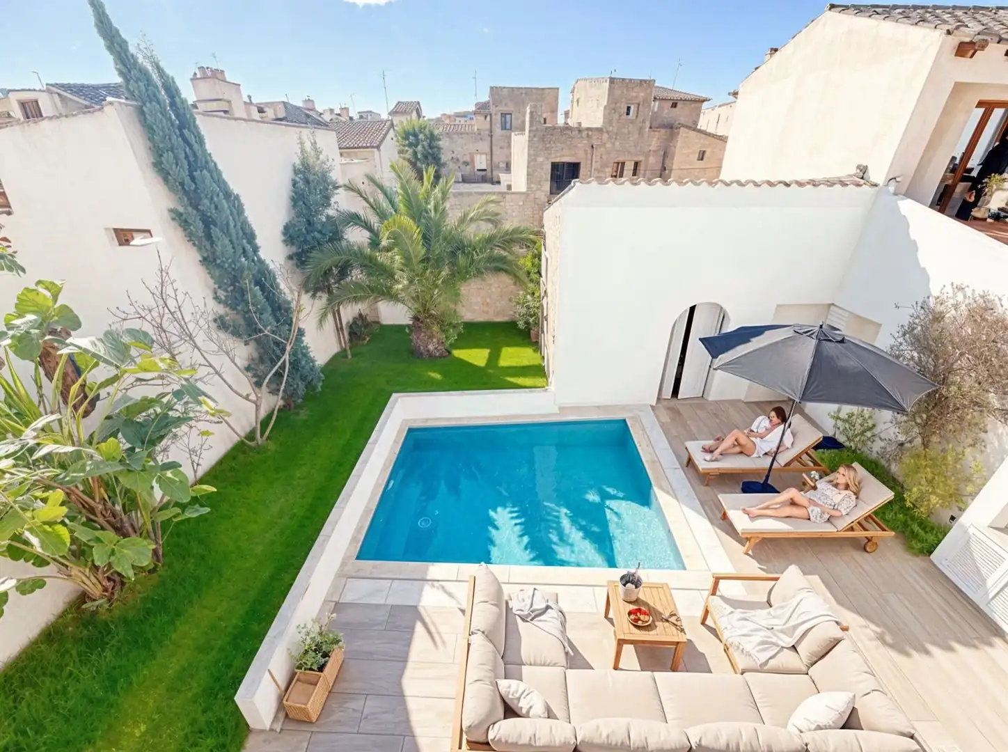 Piscina de Casa o xalet en venda en Llucmajor amb Aire condicionat, Calefacció i Terrassa