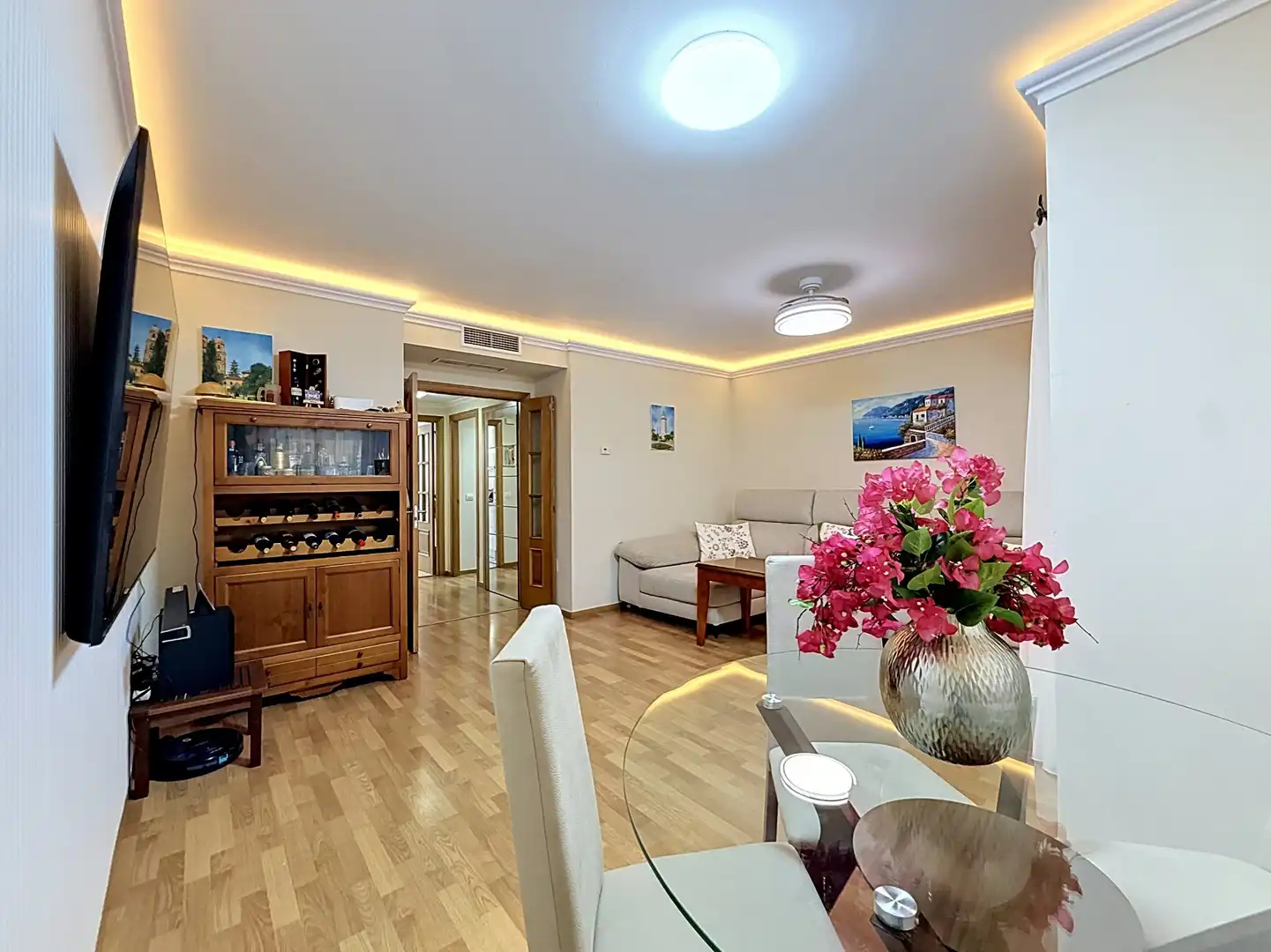 Living room of Flat for sale in Málaga  with Air Conditioner, Terrace and Oven