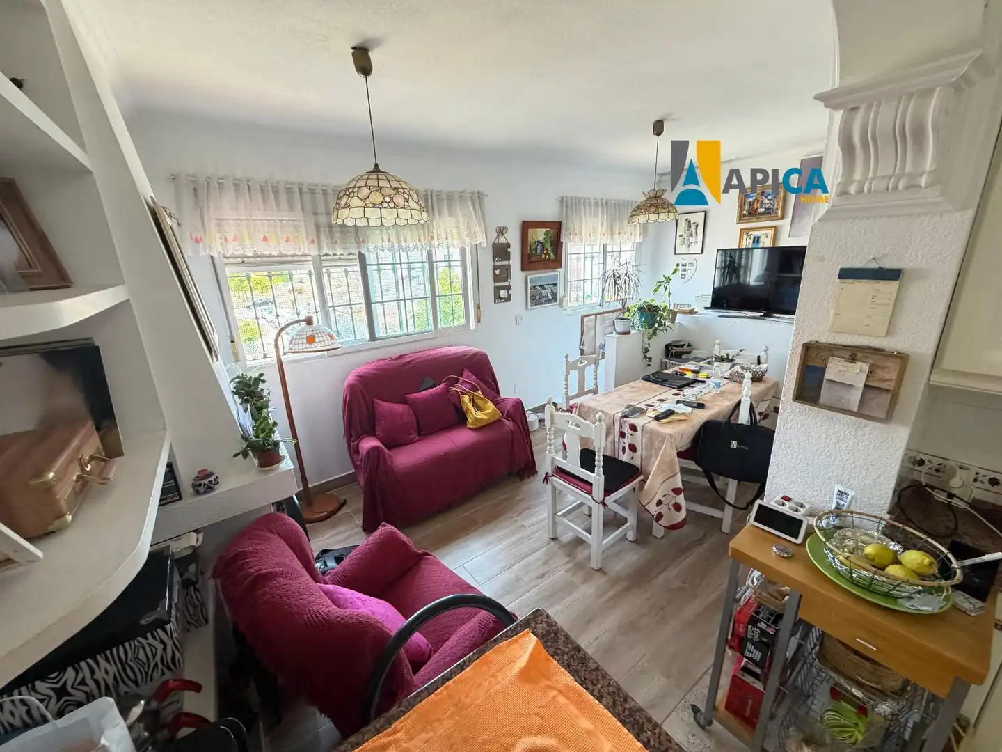 Wohnzimmer von Einfamilien-Reihenhaus zum Verkauf in Algeciras mit Terrasse