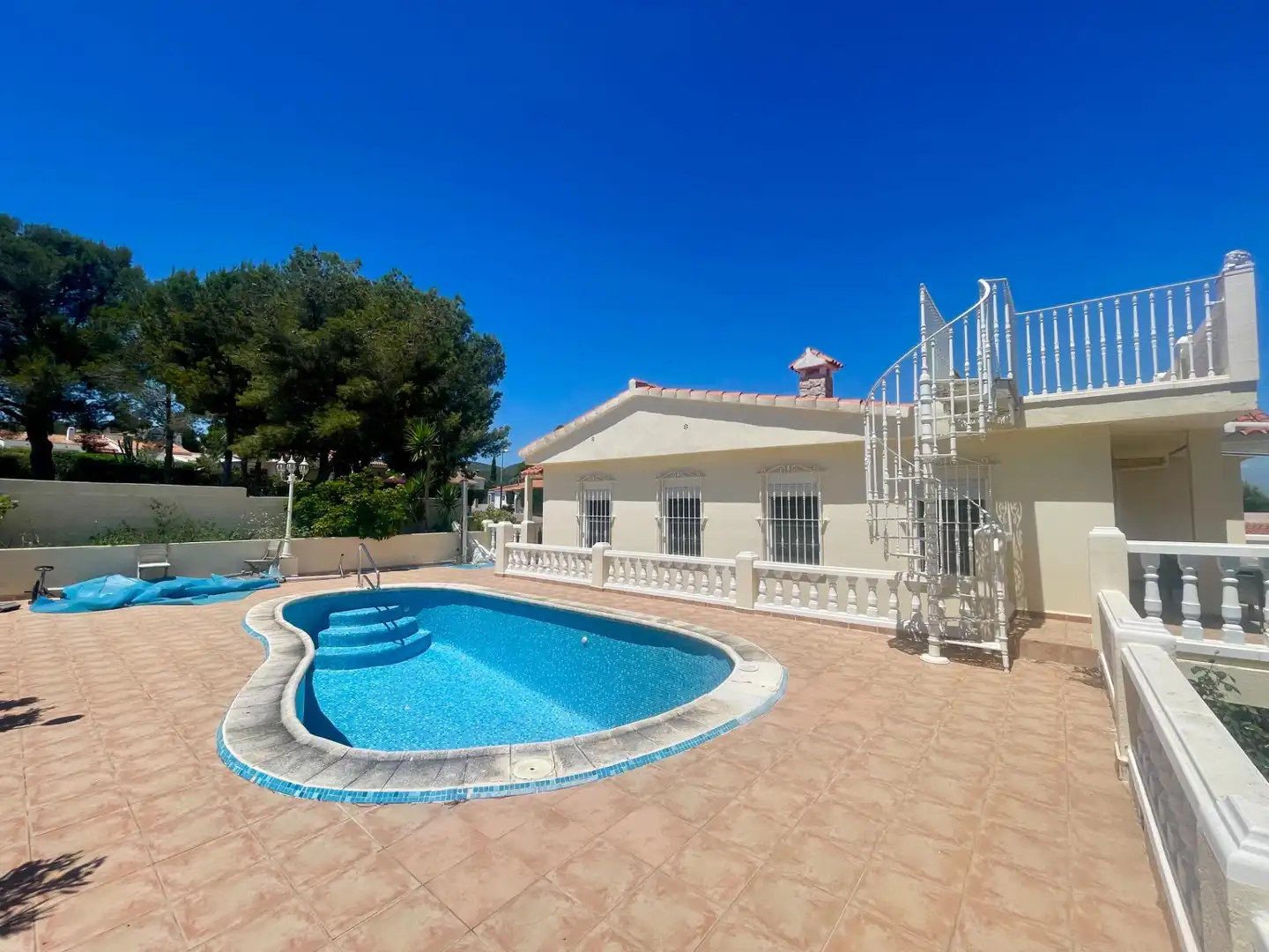 Piscina de Casa o chalet en venta en Peñíscola / Peníscola con Aire acondicionado, Jardín privado y Terraza