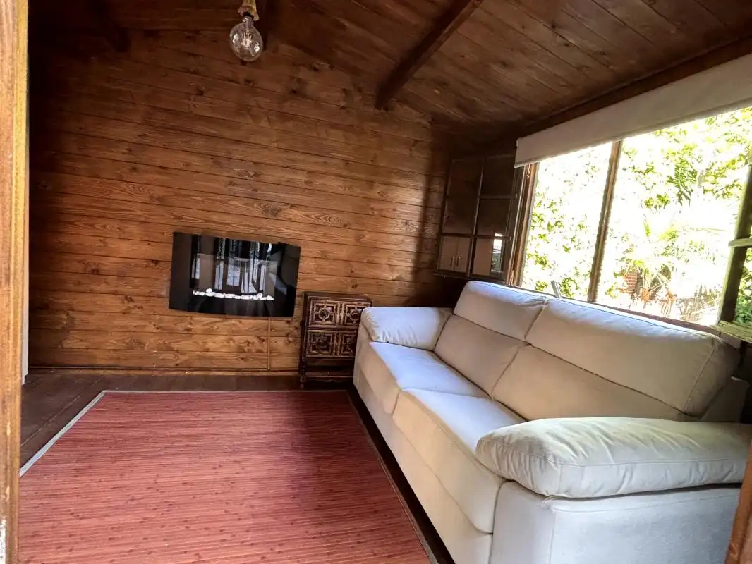 Sala d'estar de Planta baixa en venda en Las Rozas de Madrid amb Aire condicionat, Calefacció i Jardí privat
