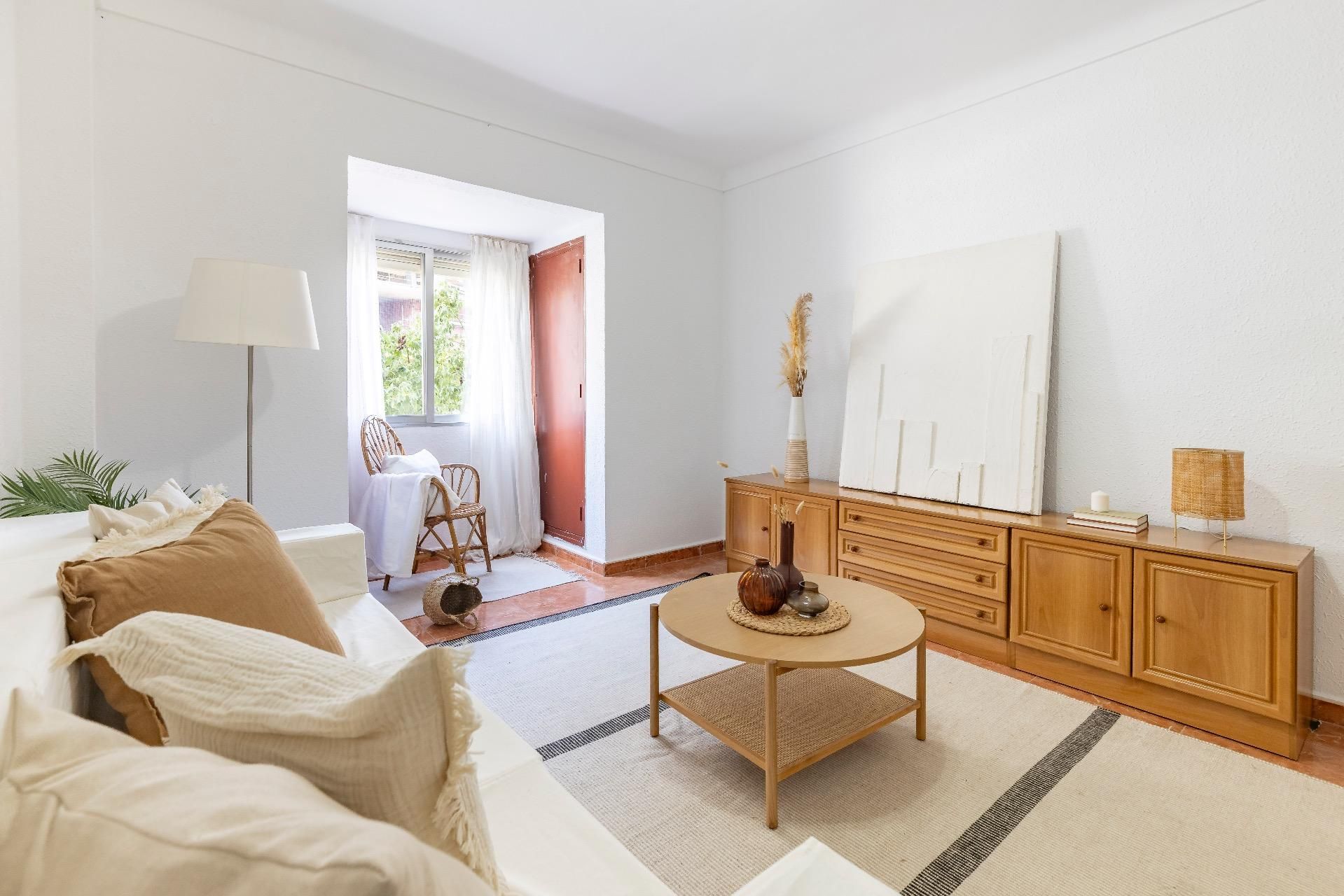 Living room of Flat for sale in  Valencia Capital  with Balcony