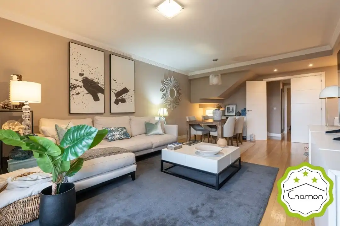 Sala de estar de Casa adosada en venta en Bilbao  con Calefacción, Jardín privado y Terraza