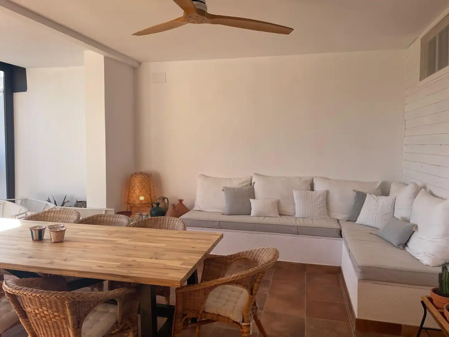 Sala d'estar de Casa adosada en venda en La Nou de Gaià amb Jardí privat, Terrassa i Piscina