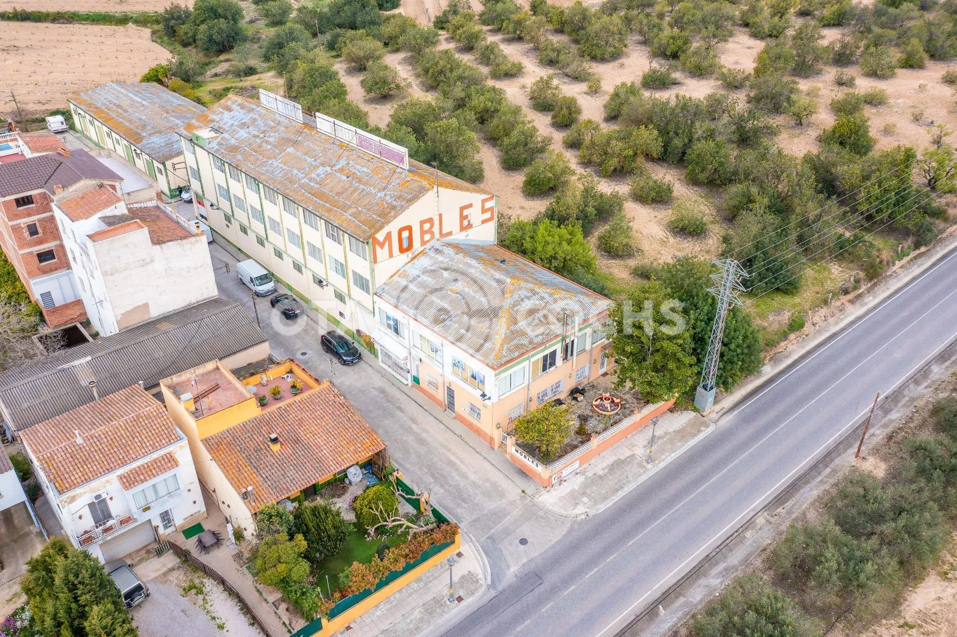 Vista exterior de Nave industrial en venta en Vallmoll