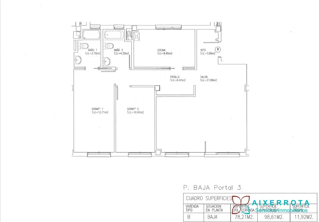 Wohnung zum Verkauf in Barrio Tellería Auzoa, Negurigane - Peruri