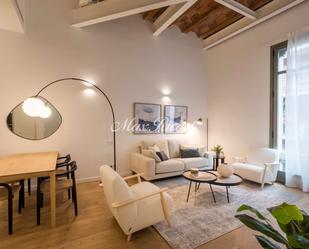 Living room of Flat to rent in  Barcelona Capital  with Air Conditioner and Terrace